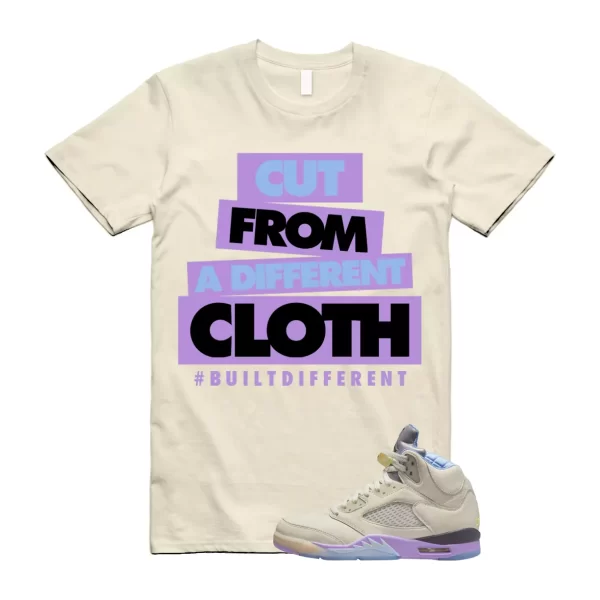 CLOTH T Shirt to match Jordan 5 Retro DJ Khaled Sail Washed Yellow Violet Star Jezsport.com