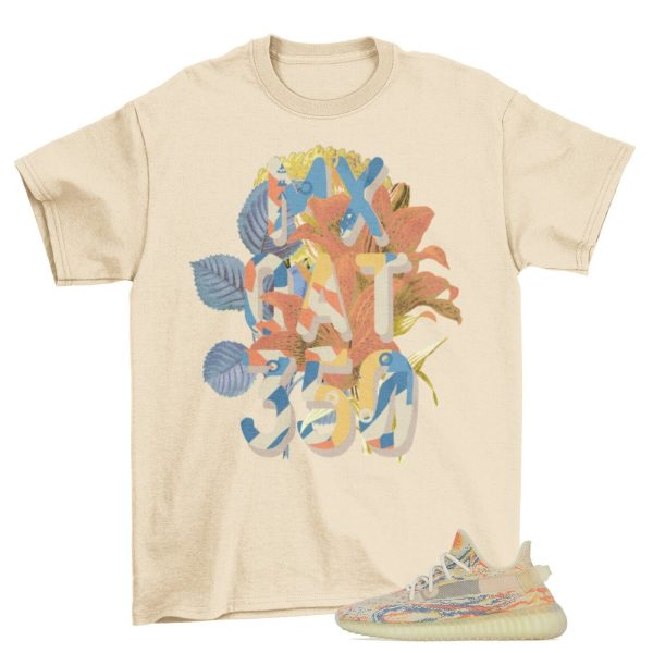 350 Floral Pattern Sneaker Shirt to Match Yeezy Boost 350 v2 MX Oat Jezsport.com