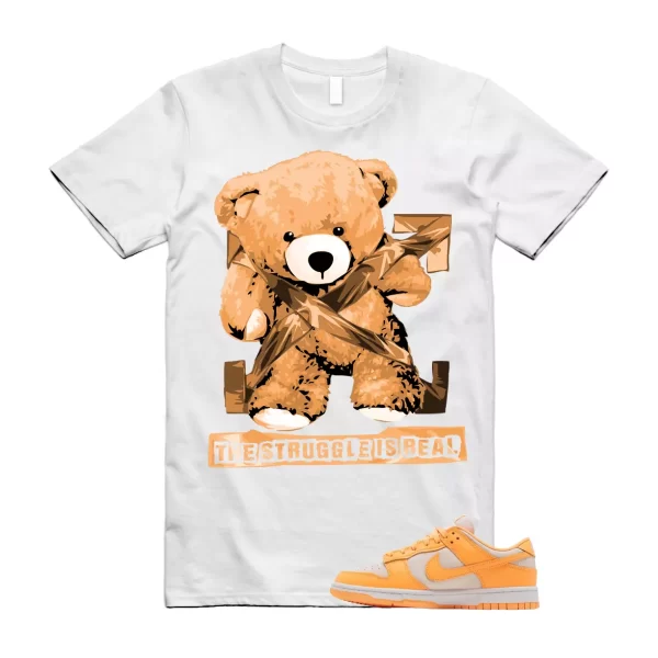 STRUG T Shirt to match N Dunk Low Peach Cream WMNS White Jezsport.com