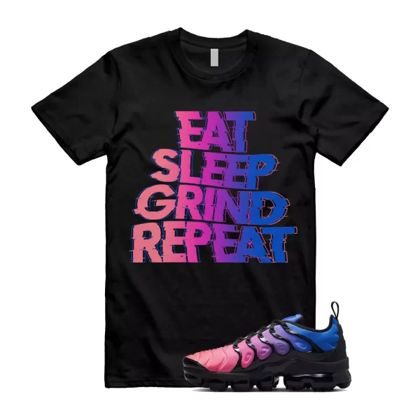 ESGR T Shirt to match Air VaporMax Plus Racer Blue Black Hyper Pink Pulse Jezsport.com