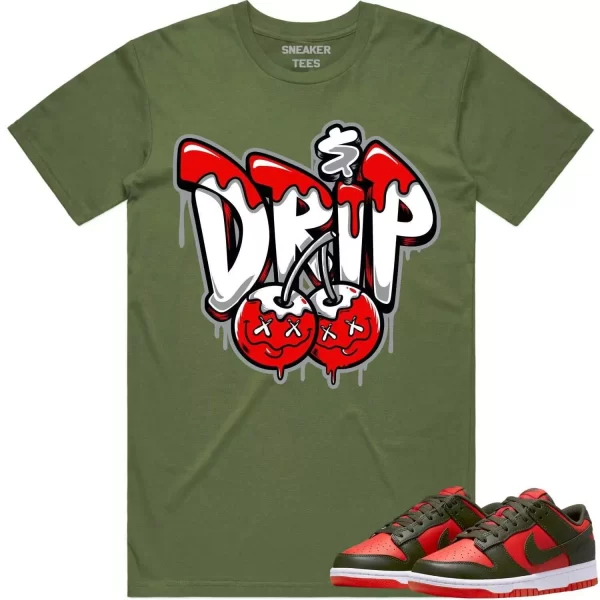 Mystic Red Dunks Shirt to Match - RED MONEY DRIP Jezsport.com