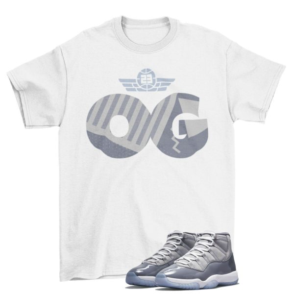 OG Cool Grey Sneaker Shirt to Match Jordan 11 Retro Cool Grey CT8012-005 Jezsport.com