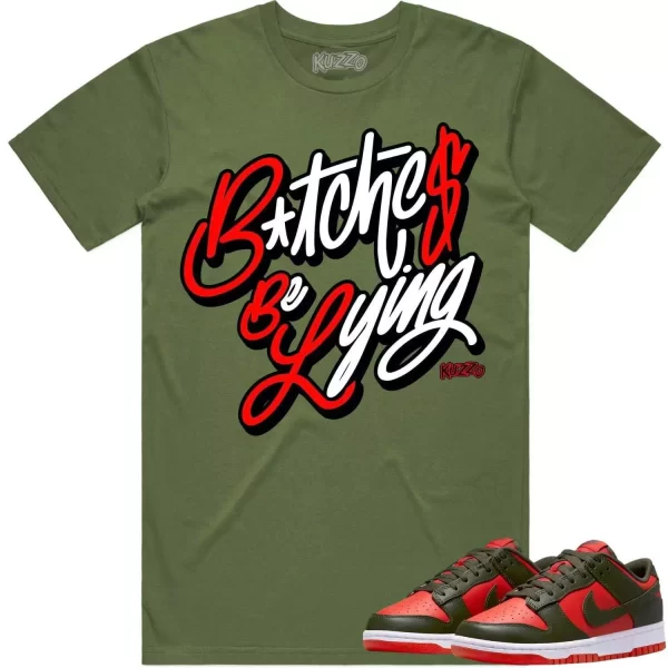 Mystic Red Dunks Shirt to Match - RED BBL Jezsport.com