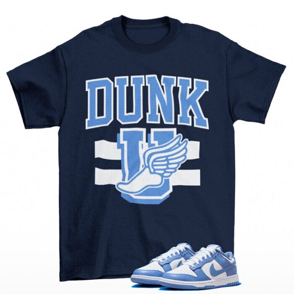 Dunk University Shirt to Match Dunk Low Polar Blue DV0833-400 Jezsport.com