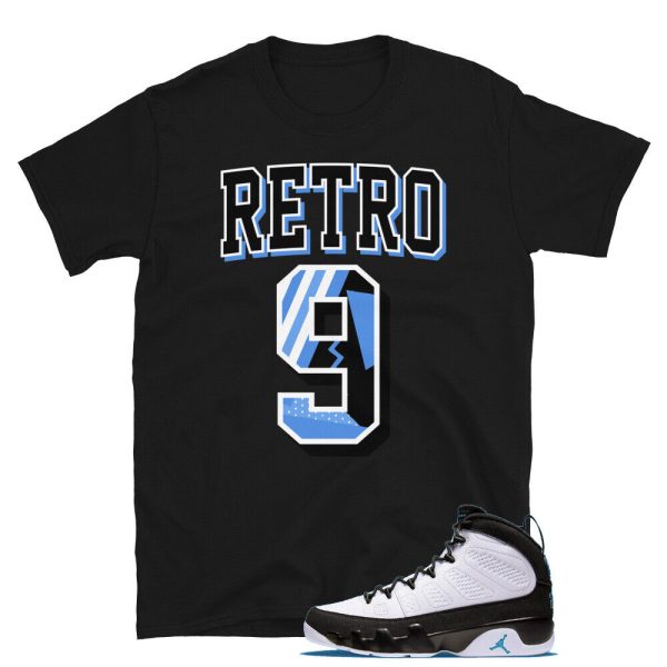 Sneaker Head Shirt to Match Jordan 9 Retro University Blue Jezsport.com