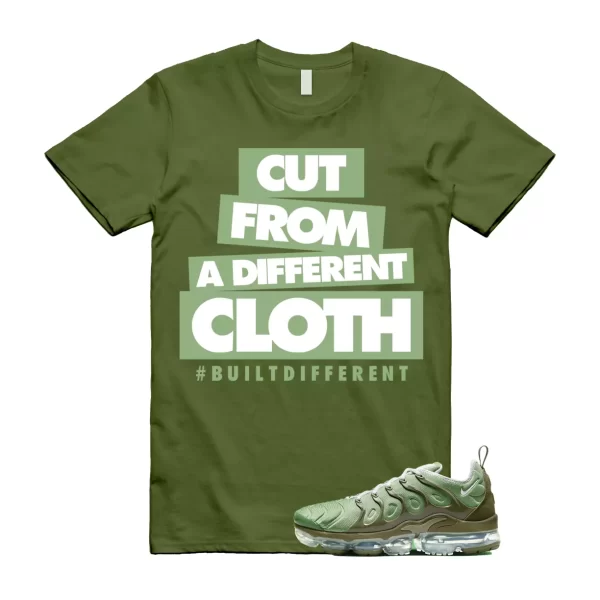 CLOTH T Shirt to match Air VaporMax Plus Olive Green Cargo Khaki Rough Dunk Jezsport.com