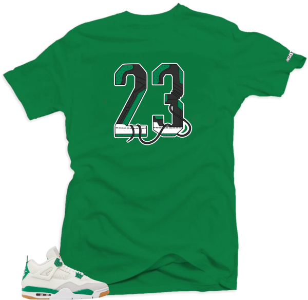 Shirt To Match Jordan 4 Pine Green 23 Unisex Match Sneaker tee Jezsport.com