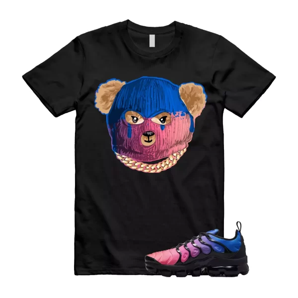 SKI T Shirt to match Air VaporMax Plus Racer Blue Black Hyper Pink Pulse Jezsport.com