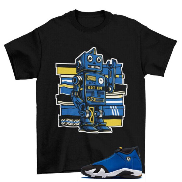 Sneaker Bot Shirt Black Laney to Match Jordan 14 Retro Laney 487471-407 Jezsport.com