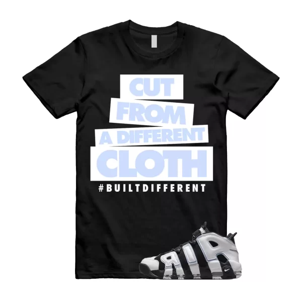 CLOTH T Shirt to match N Air More Uptempo 96 Cobalt Bliss Black White MultiColor Jezsport.com