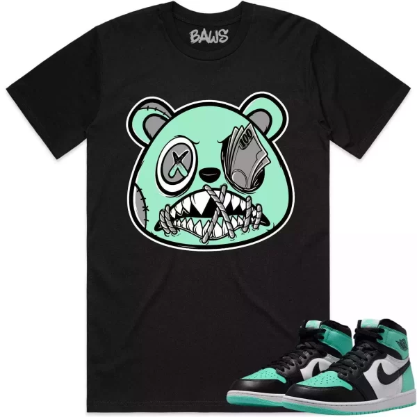 Jordan 1 Green Glow 1s Shirt to Match - GREEN GLOW MONEY TALKS BAWS Jezsport.com