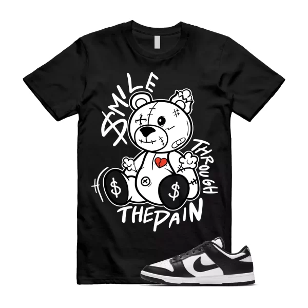 Dunk Panda White Black Low Retro Classic Traditional T Shirt Match SM2 Jezsport.com