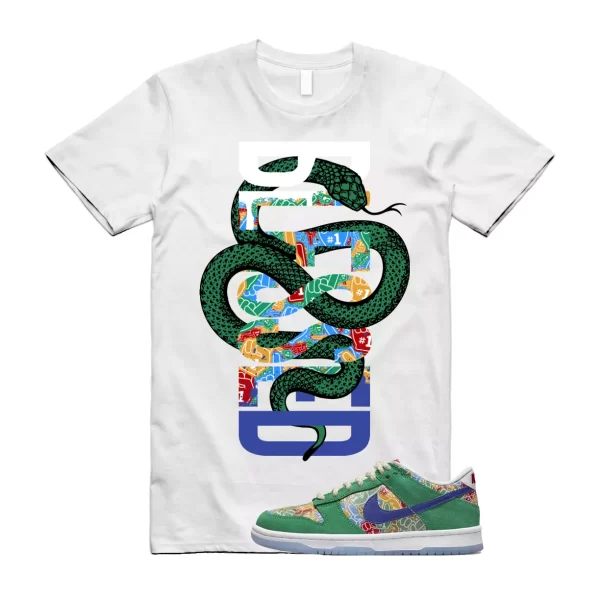 SNAKEB T Shirt to match N Dunk Low Foam Finger Big Kids Stadium Green White Univ Jezsport.com