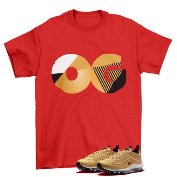 Sneaker OG Shirt to Match Air Max 97 OG Golden Bullet DM0028-700 Jezsport.com