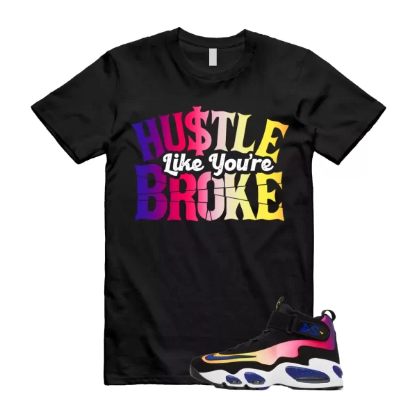 Air Griffey Max 1 Los Angeles Sunset 24 Purple Pink Blue T Shirt Match BROKE Jezsport.com