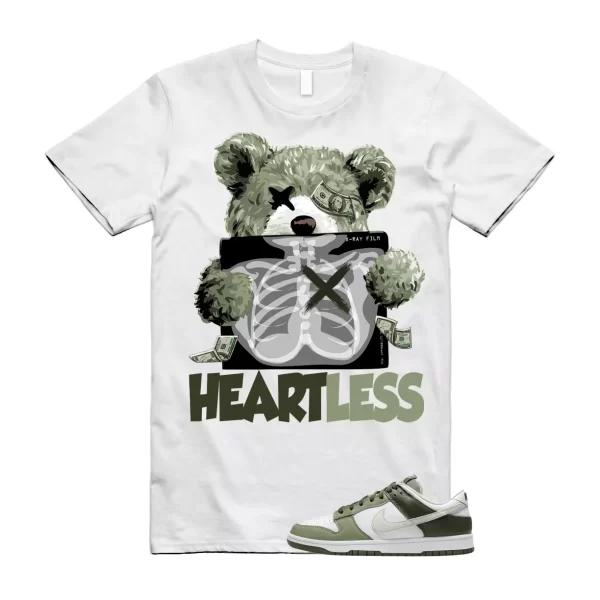 Dunk Oil Green Cargo Khaki Low Light Bone White T Shirt Match HEART Jezsport.com