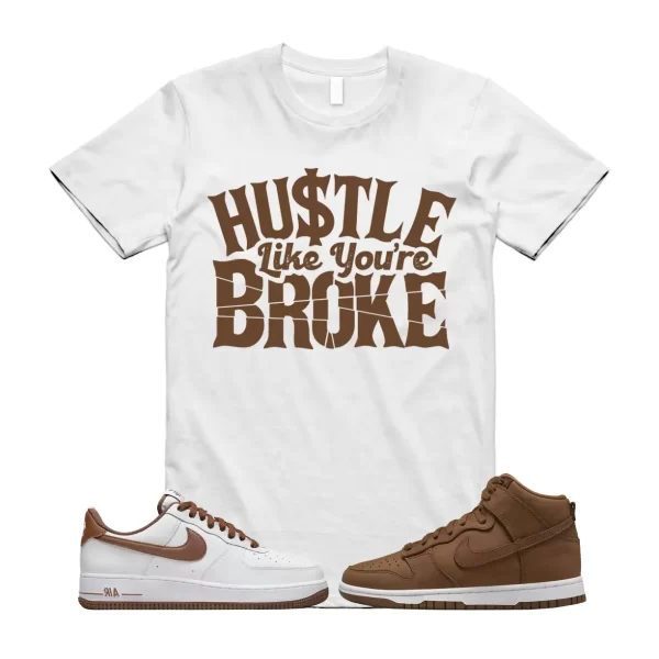 BROKE T Shirt to match N Dunk High Premium Pecan Brown PRM Vintage Pecan Sail Jezsport.com