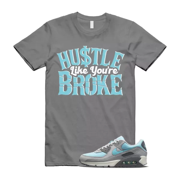 BROKE T Shirt to match N Air Max 90 Snowflake Wolf Grey Cool Grey Pure Platinum Jezsport.com