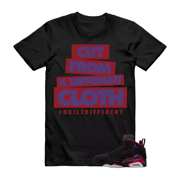 CLOTH T Shirt to match Jordan MVP Raptors Black Dark Concord Uni Red Anthracite Jezsport.com