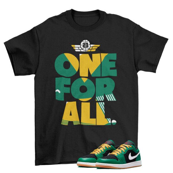 One For All Shirt to Match Jordan 1 Low SE Malachite Jezsport.com