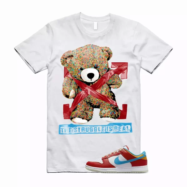 STRUG Shirt to match Dunk Low Lebron Habanero Fruity Laser Blue White Pebbles 1 Jezsport.com