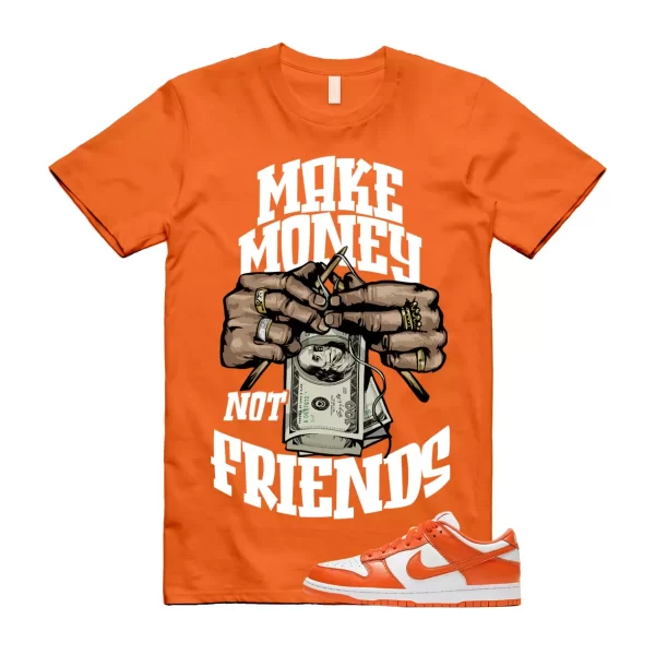 MM T Shirt to match Dunk Low SP Syracuse University Orange Blaze White Retro Jezsport.com