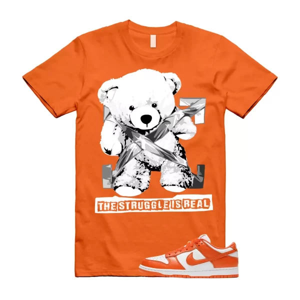 STRUG T Shirt to match Dunk Low SP Syracuse University Orange Blaze White Retro Jezsport.com