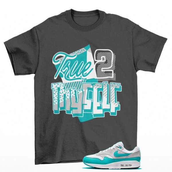 Stay True Clear Jade Shirt Grey to Match Air Max 1 SC Clear Jade DZ4549-001 Jezsport.com