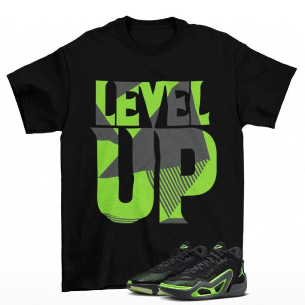 Level Up Shirt to Match Jordan Tatum 1 Green Strike DZ3324-003 Jezsport.com