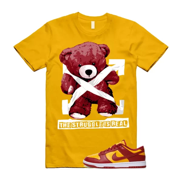 STRUG T Shirt to match Dunk Low Midas Gold Tough Red Day of Dead Dios Muertos Jezsport.com