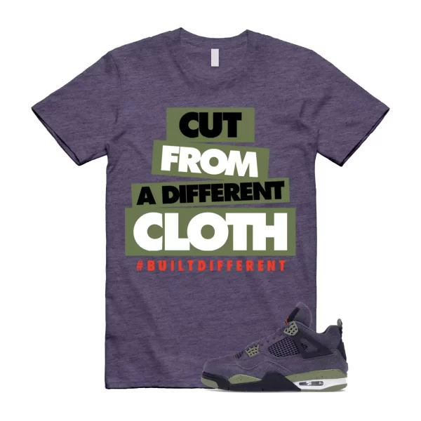 CLOTH T Shirt to match Jordan 4 Canyon Purple Anthracite Alligator Skunk Orange Jezsport.com