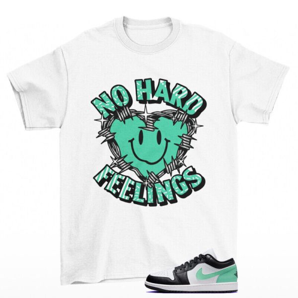 Feelings Shirt White to Match Jordan 1 Low Green Glow Jezsport.com