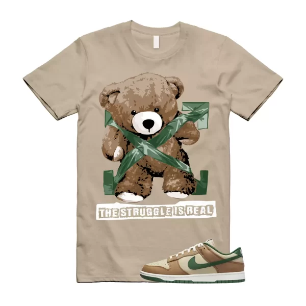 STRUG T Shirt to match Dunk Low Tan Retro Rattan Gorge Green Sail Dark Driftwood Jezsport.com