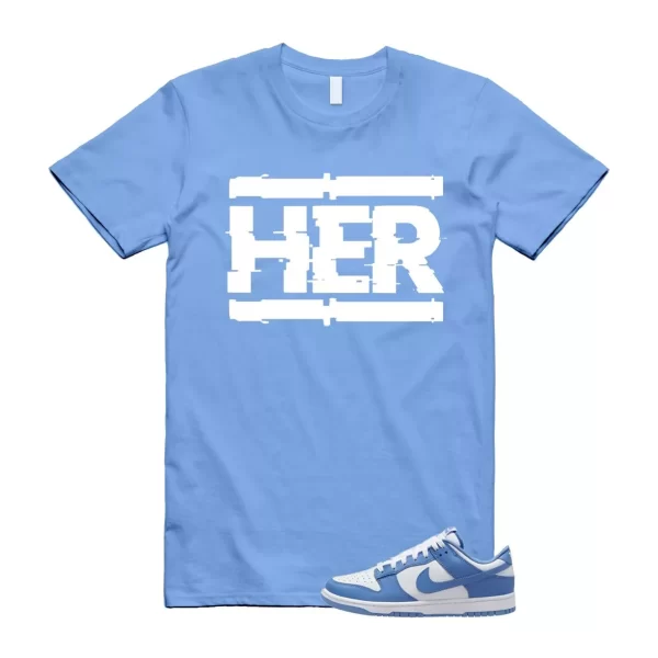 Dunk Polar Blue White Winter Low T Shirt Match HER Jezsport.com