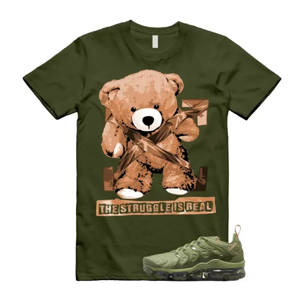 STRUG T Shirt to match N Air VaporMax Plus Alligator WMNS Olive Orange Trance Jezsport.com