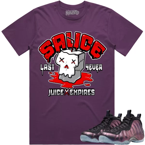 Eggplant Foamposites Shirt to Match - RED SAUCE Jezsport.com