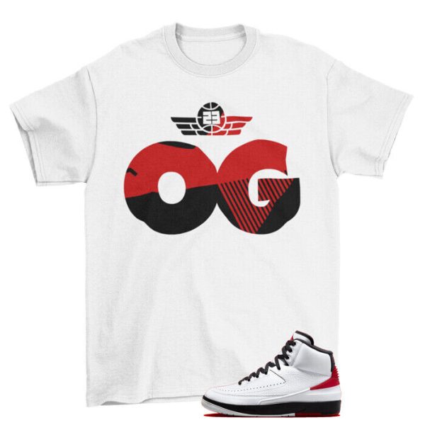 Sneaker OG Shirt White to Match Jordan 2 Retro OG Chicago DX2454-106 Jezsport.com