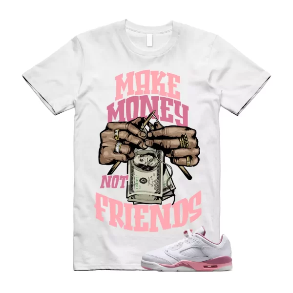 MM T Shirt to match Air Jordan 5 Low GS Desert Berry White Coral Chalk Black Jezsport.com