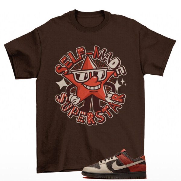 Superstar Red Panda Shirt to Match Dunk Low Red Panda FV0395-200 Jezsport.com