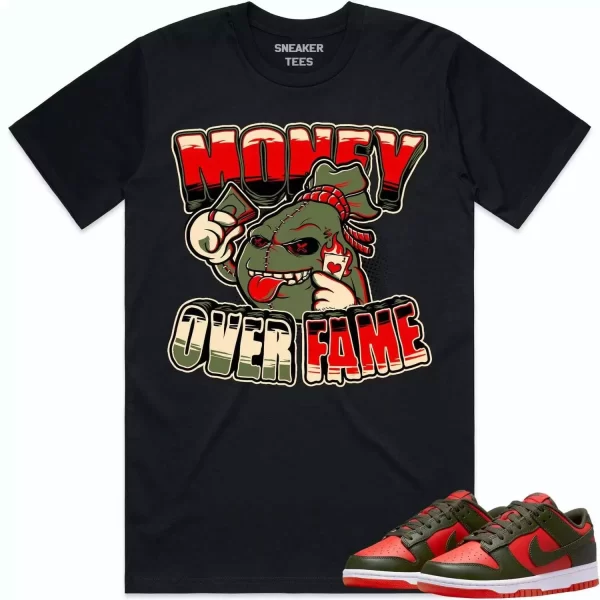 Mystic Red Dunks Shirt to Match - OLIVE MOF Jezsport.com