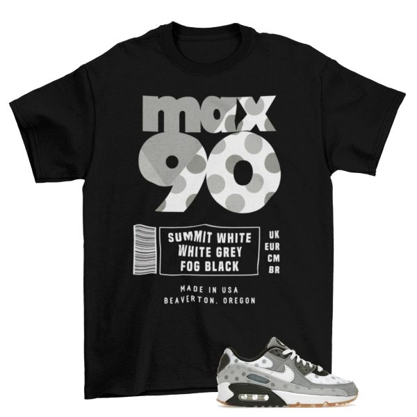 Max 90 Box Label Shirt to Match Air Max 90 NRG Summit White Jezsport.com