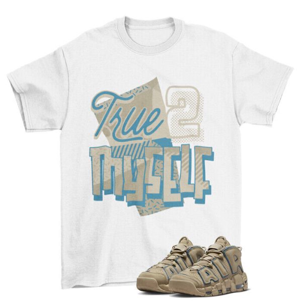 Stay True Uptempo Shirt White to Match Air More Uptempo Limestone / DV6993-200 Jezsport.com