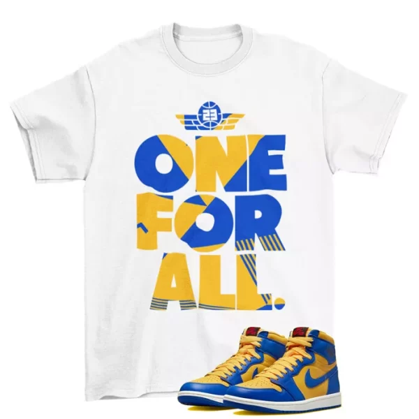 One For All Shirt to Match Jordan 1 Retro High OG Reverse Laney / FD2596-700 Jezsport.com