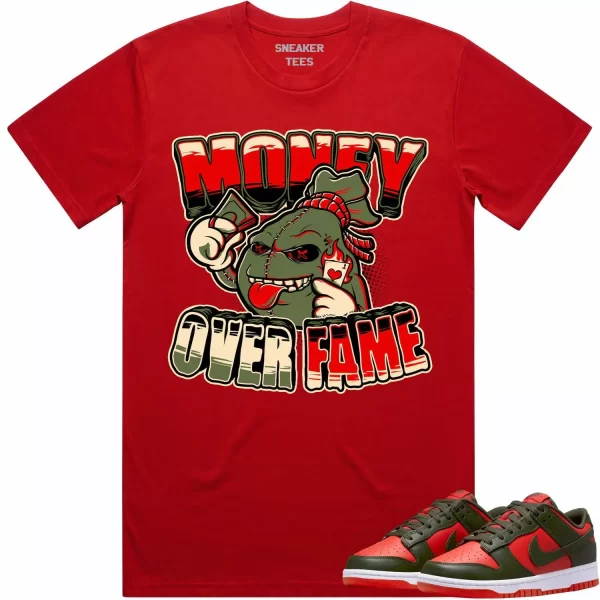 Mystic Red Dunks Shirt to Match - OLIVE MOF Jezsport.com