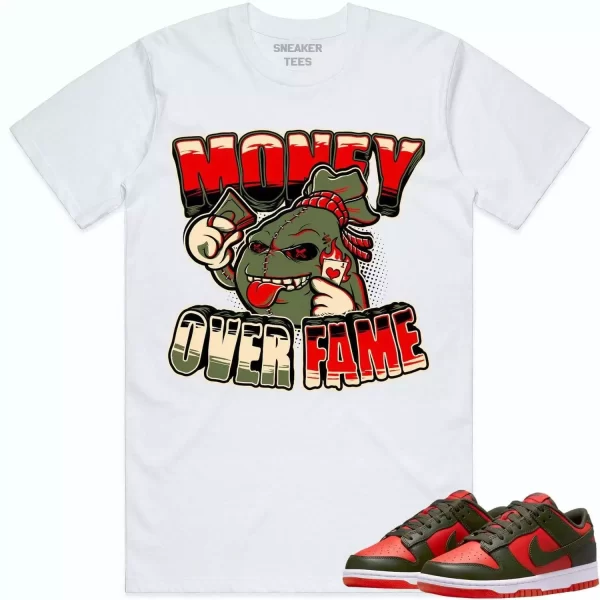 Mystic Red Dunks Shirt to Match - OLIVE MOF Jezsport.com