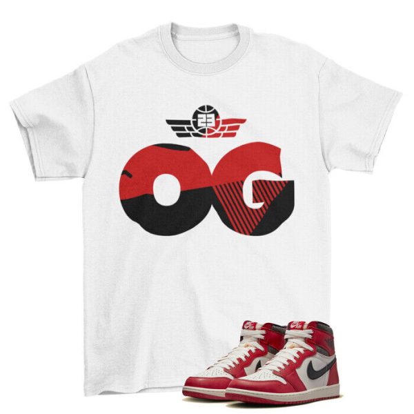 Sneaker OG Shirt to Match Jordan 1 Chicago Lost and Found / DZ5485-612 Jezsport.com