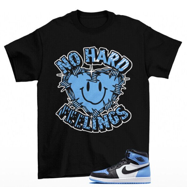 Feelings Shirt Black to Match Jordan 1 Retro High OG UNC Toe DZ5485-400 Jezsport.com