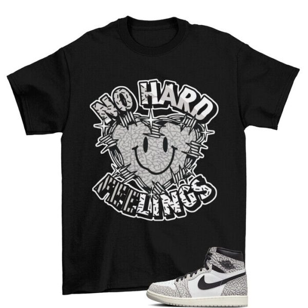 Feelings Cement Shirt to Match Jordan 1 Retro High OG White Cement DZ5485-052 Jezsport.com