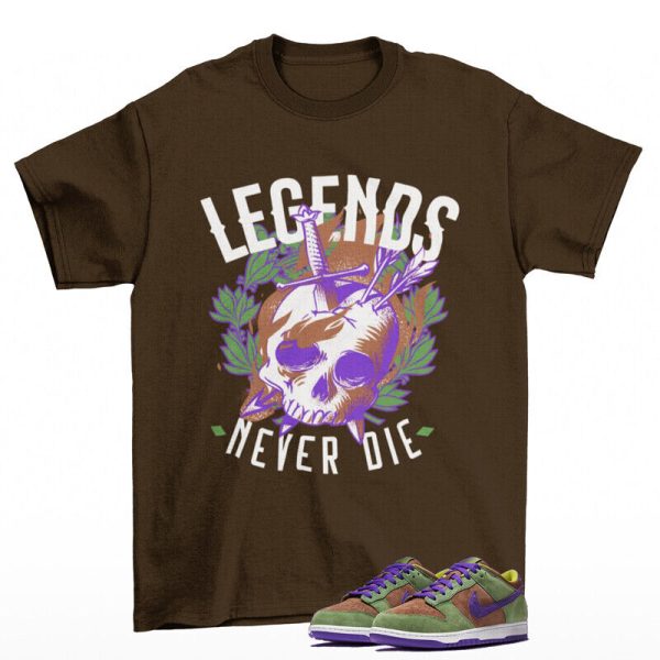 Legendary Sneaker Shirt Brown to Match Dunk Low Veneer Jezsport.com