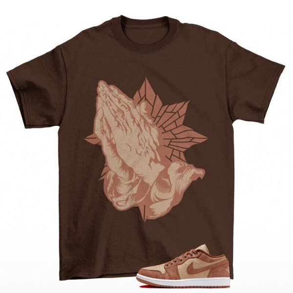 Blessed Sneaker Shirt to Match Jordan 1 Low Legend Medium Brown FJ3453-200 Jezsport.com